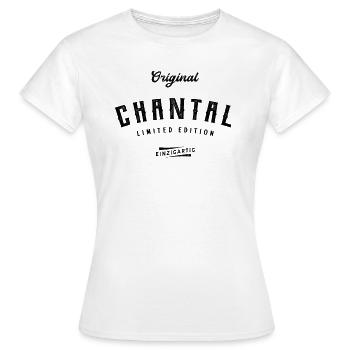 Chantal Limited Edition - Frauen T-Shirt - Weiß - Vorne - AI Model Female 172 dark (172cm)
