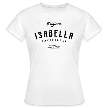 Isabella Limited Edition - Frauen T-Shirt - Weiß - Vorne - AI Model Female 172 dark (172cm)