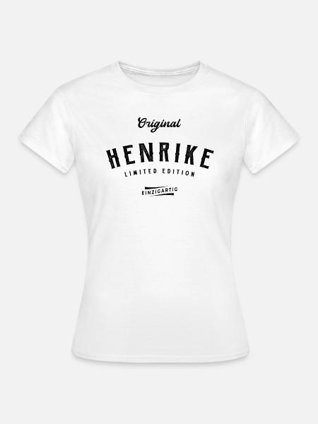 Henrike Limited Edition - Frauen T-Shirt - Weiß