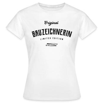 Bauzeichnerin Limited Edition - Frauen T-Shirt - Weiß - Vorne - AI Model Female 172 dark (172cm)