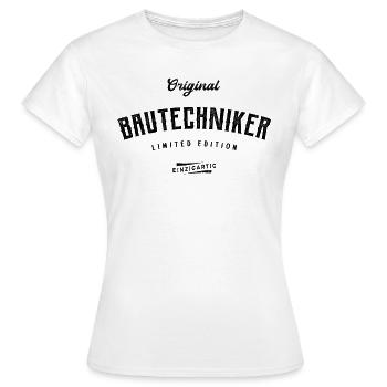 Bautechniker Limited Edition Bautechnik - Frauen T-Shirt - Weiß - Vorne - AI Model Female 172 dark (172cm)