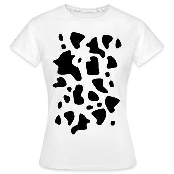 Cow spots - Women's T-Shirt - white - Front - AI Model Female 172 dark (172cm)