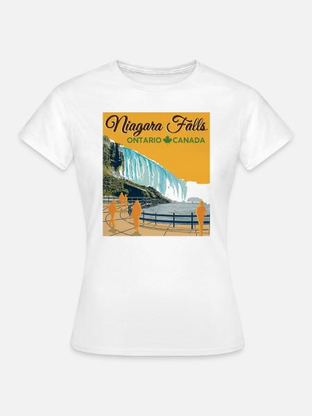 Niagarafälle Ontario - Frauen T-Shirt - Weiß
