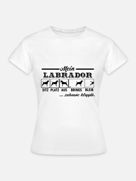 Labrador Retriever - Frauen T-Shirt - Weiß