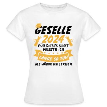 Compagnon 2024 - T-shirt Femme - blanc - Devant - AI Model Female 172 dark (172cm)