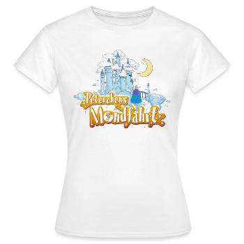 Voyage De Pierre Vers La Lune Aventure Lunaire - T-shirt Femme - blanc - Devant - AI Model Female 172 dark (172cm)
