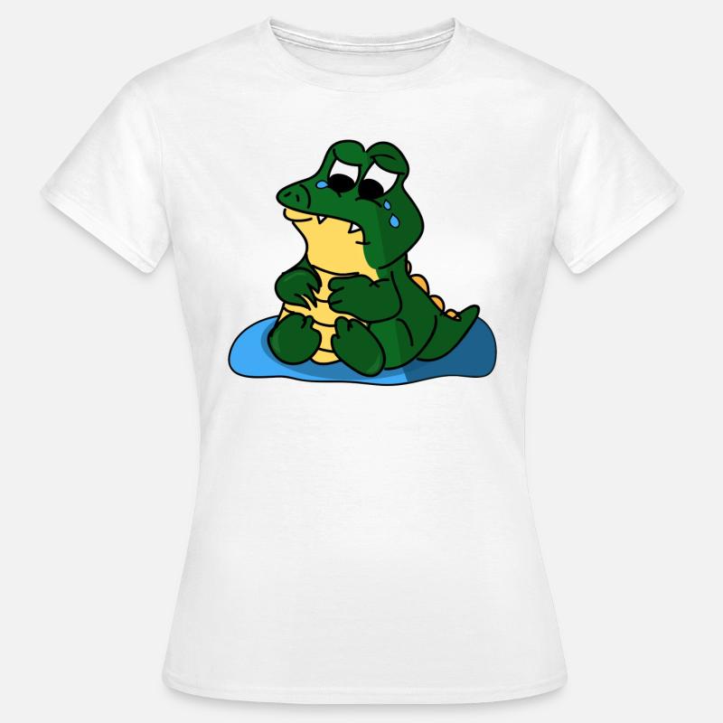 Crocodile - Women's T-Shirt - white