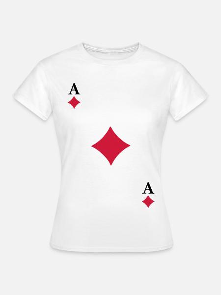 Ace of Diamonds - Women's T-Shirt - white
