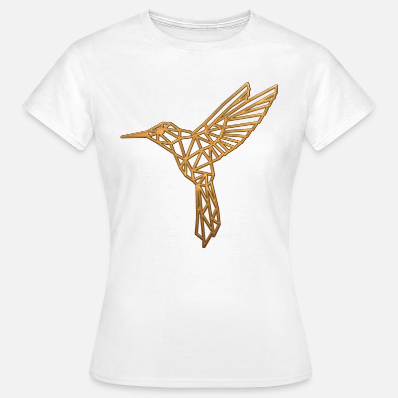 Wireframe Colibri - Women's T-Shirt - white