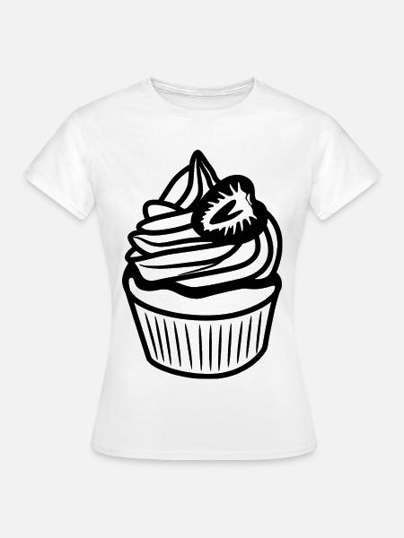 Torte - Frauen T-Shirt - Weiß