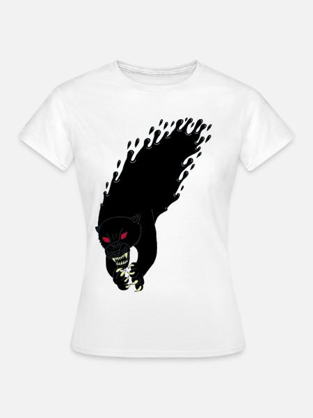 Flüssiger - Frauen T-Shirt - Weiß