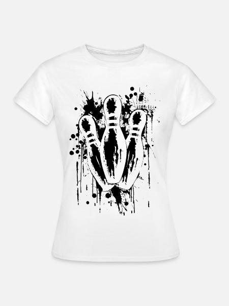 Kegeln - Frauen T-Shirt - Weiß