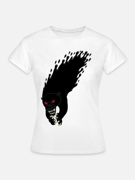 Flüssiger - Frauen T-Shirt - Weiß