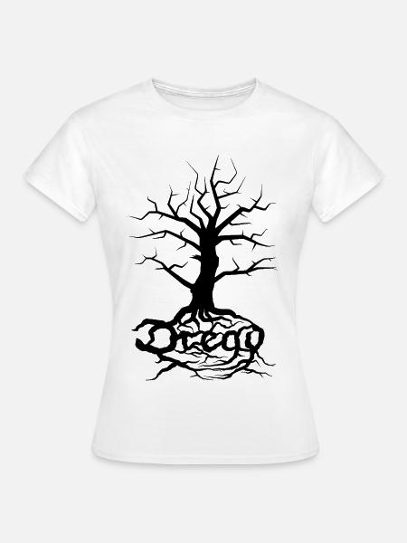 Dread Baum Schwarz - Frauen T-Shirt - Weiß