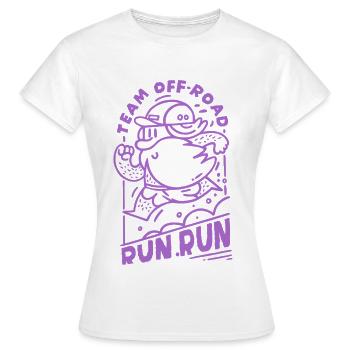 Team Off Road Trail Running - Women's T-Shirt - white - Front - AI Model Female 172 dark (172cm)