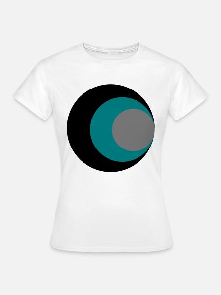 Kreise - Frauen T-Shirt - Weiß