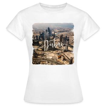 Dubai - Frauen T-Shirt - Weiß - Vorne - AI Model Female 172 dark (172cm)