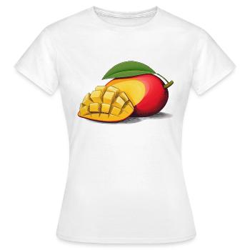 Mangue - T-shirt Femme - blanc - Devant - AI Model Female 172 dark (172cm)