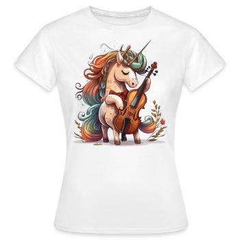 Symphonie dans les étoiles - T-shirt Femme - blanc - Devant - AI Model Female 172 dark (172cm)