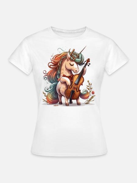 Symphonie in den Sternen - Frauen T-Shirt - Weiß