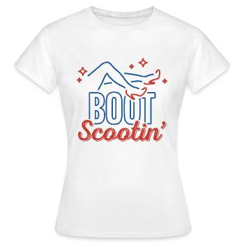 Boot Scootin - Women's T-Shirt - white - Front - AI Model Female 172 dark (172cm)