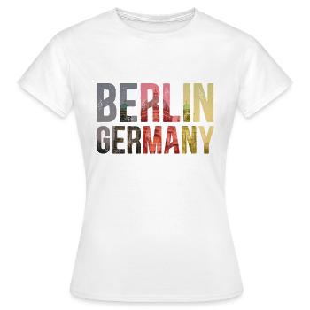 Berlin Germany Capital - Women's T-Shirt - white - Front - AI Model Female 172 dark (172cm)