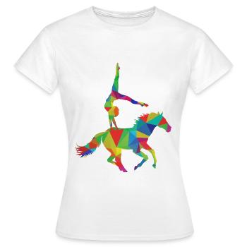 Voltige - T-shirt Femme - blanc - Devant - AI Model Female 172 dark (172cm)