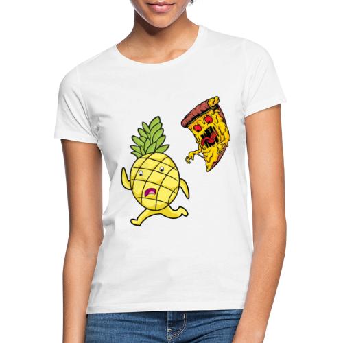 pizza vs ananas cibo cucina divertente - Maglietta da donna