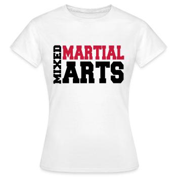 Mixed Martial Arts - Frauen T-Shirt - Weiß - Vorne - AI Model Female 172 dark (172cm)
