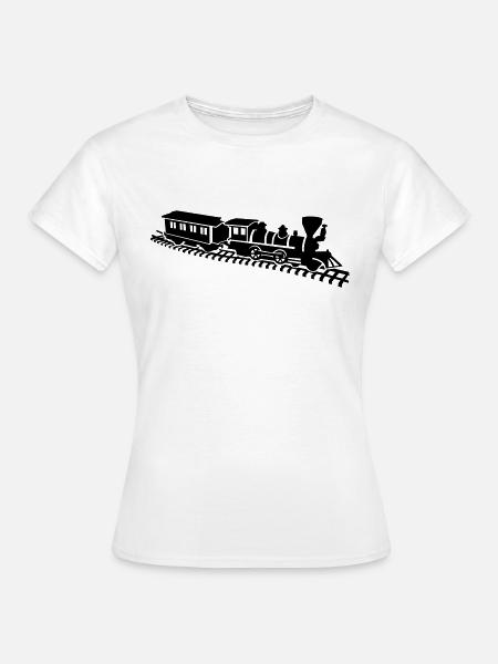 Modelleisenbahn - Frauen T-Shirt - Weiß