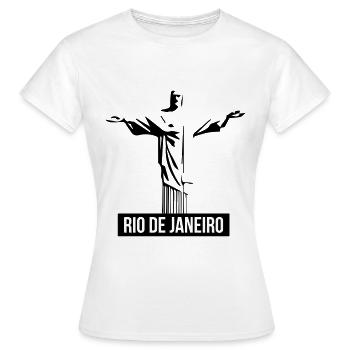Rio De Janeiro - Frauen T-Shirt - Weiß - Vorne - AI Model Female 172 dark (172cm)