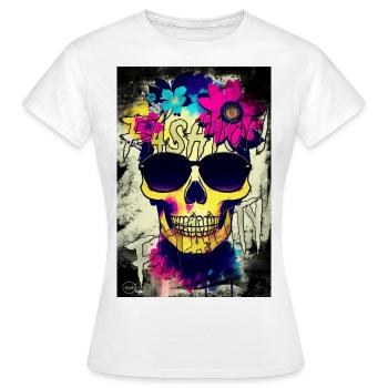FASHION FATALITY 7 By Yume Origins - Women's T-Shirt - white - Front - AI Model Female 172 dark (172cm)