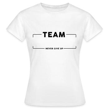 Team Team Group - Women's T-Shirt - white - Front - AI Model Female 172 dark (172cm)