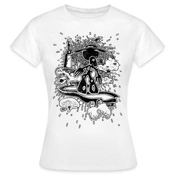 SKY SURFER - T-shirt Femme - blanc - Devant - AI Model Female 172 dark (172cm)