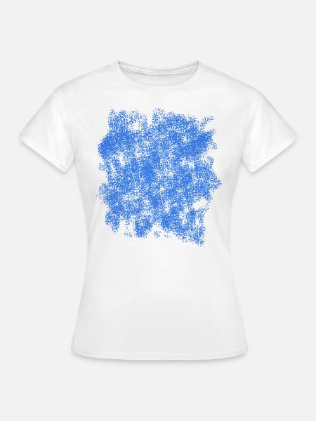 Hintergrund Blau - Frauen T-Shirt - Weiß