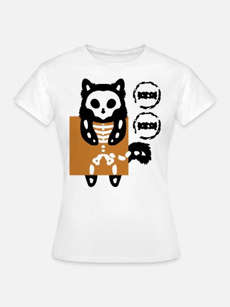 Katze Süßer Albtraum - Frauen T-Shirt - Weiß