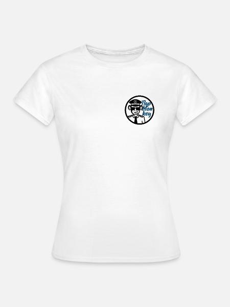 FlapMonkey - Frauen T-Shirt - Weiß