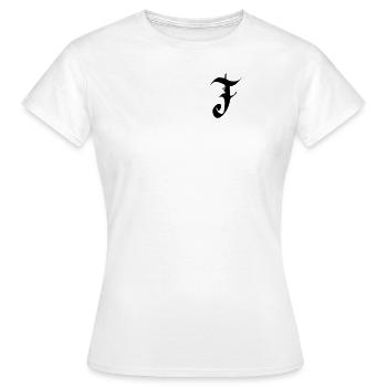 F - T-shirt Femme - blanc - Devant - AI Model Female 172 dark (172cm)