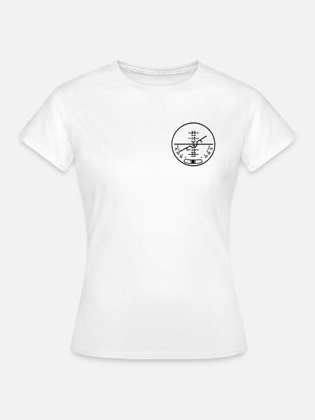 Künstliche Horizont - Frauen T-Shirt - Weiß
