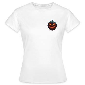 Citrouille Écarlate Rugissante - T-shirt Femme - blanc - Devant - AI Model Female 172 dark (172cm)