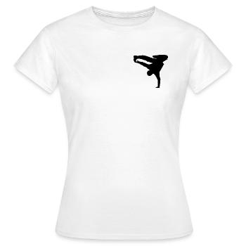 danse Capoeira - T-shirt Femme - blanc - Devant - AI Model Female 172 dark (172cm)
