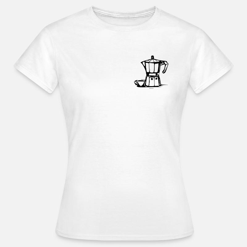 Bialetti - Frauen T-Shirt - Weiß