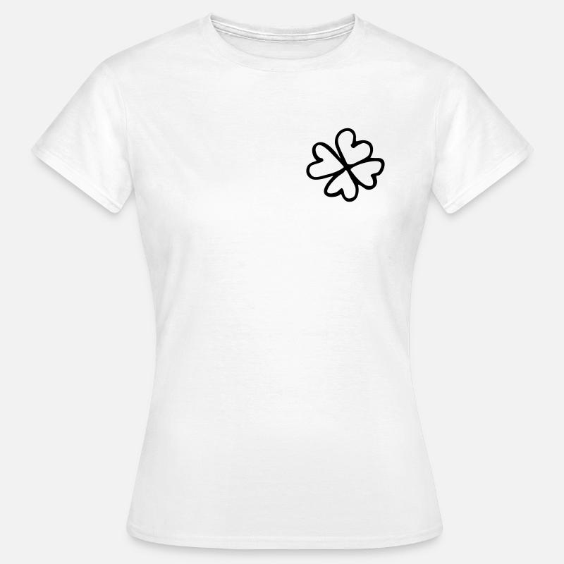 cloverleaf - T-shirt Femme - blanc