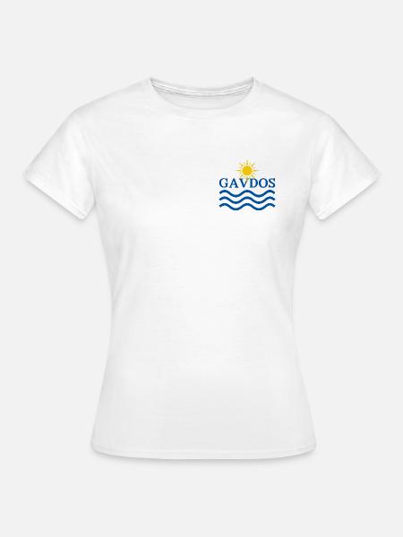 Gavdos Sonnenwellen-Logo - Frauen T-Shirt - Weiß