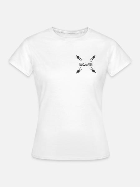 Separation - Frauen T-Shirt - Weiß