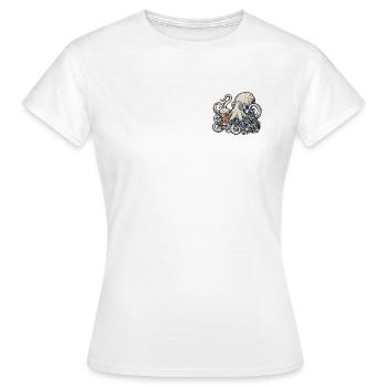 Fischer Kneipe - Frauen T-Shirt - Weiß - Vorne - AI Model Female 172 dark (172cm)