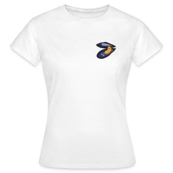 Fauler Schimmel unter Nachtsplittern - Frauen T-Shirt - Weiß - Vorne - AI Model Female 172 dark (172cm)