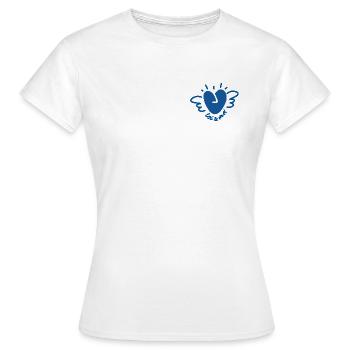 Valentinstag Geschenk: Du und ich mit Leichtigkeit - Frauen T-Shirt - Weiß - Vorne - AI Model Female 172 dark (172cm)
