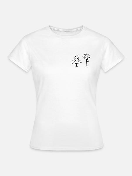 Bäume - Frauen T-Shirt - Weiß