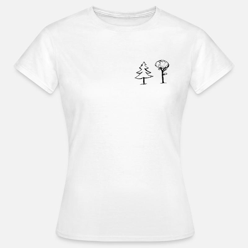 Bäume - Frauen T-Shirt - Weiß